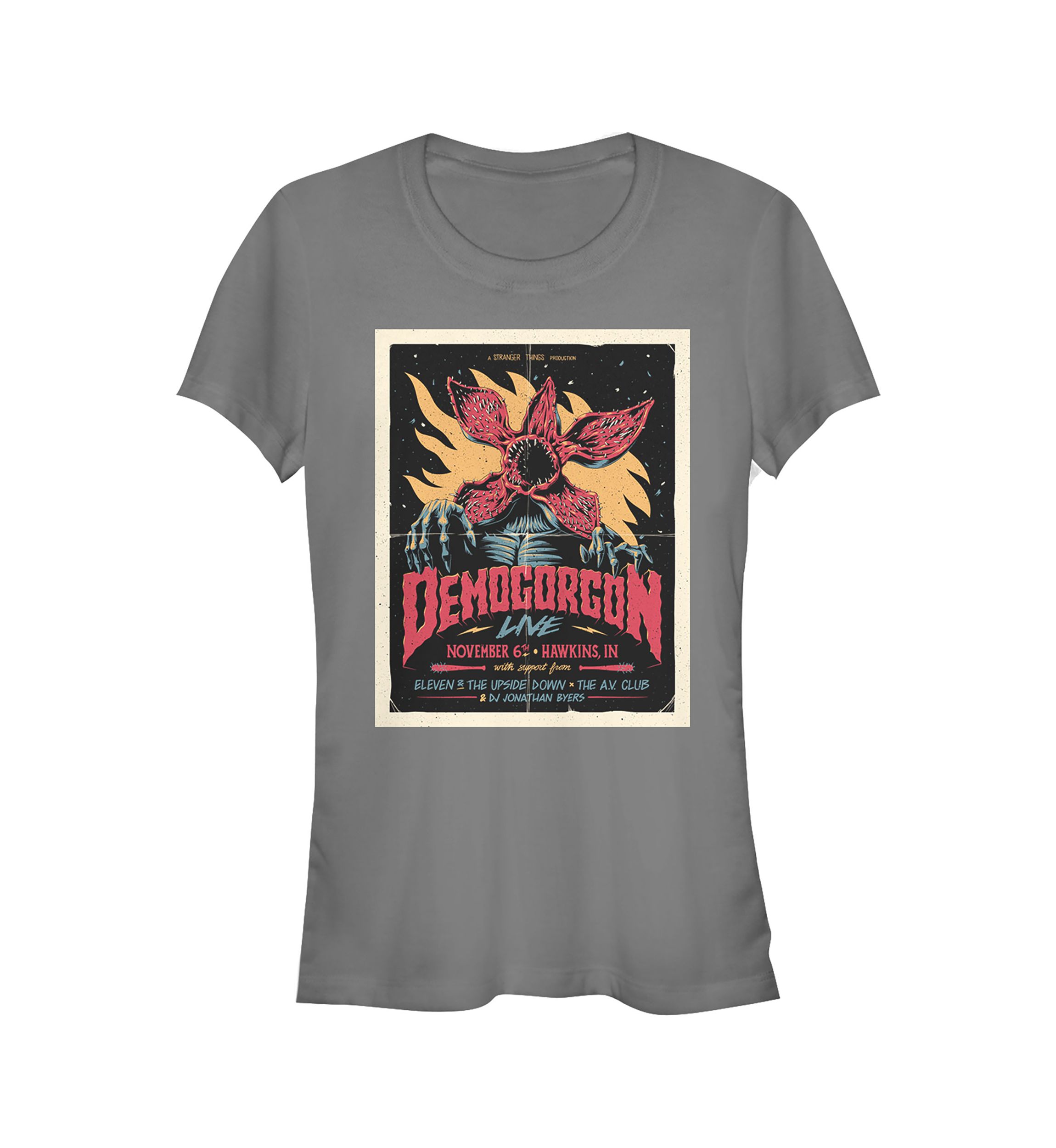 Juniors  Gig Poster Graphic T-Shirt