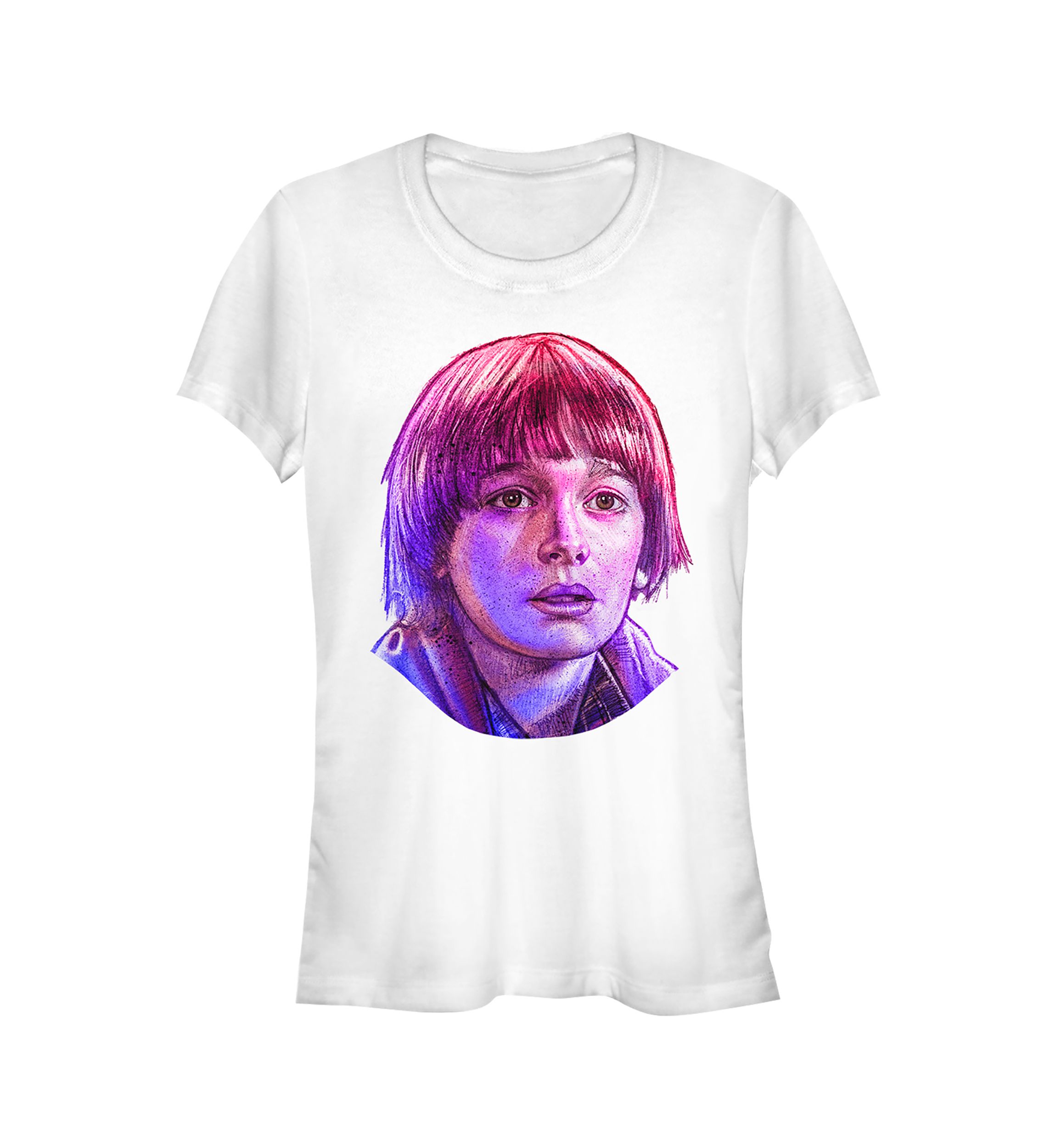 Juniors  Will Big Face T-Shirt