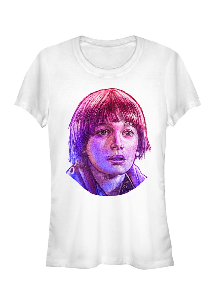 Juniors  Will Big Face T-Shirt
