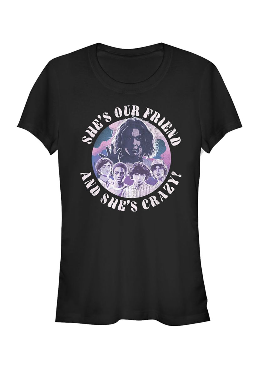 Juniors Our Friend Is Crazy T-Shirt