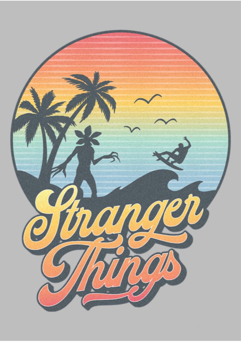 Stranger Retro Sun Graphic T-Shirt