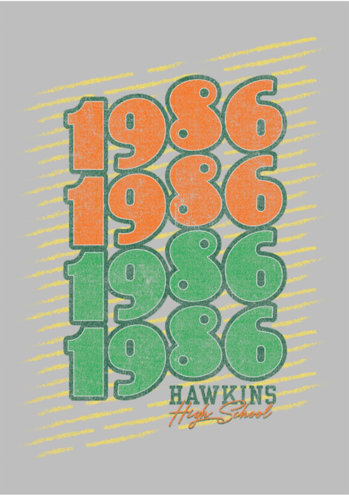 1986 Hawkins High School Graphic T-Shirt