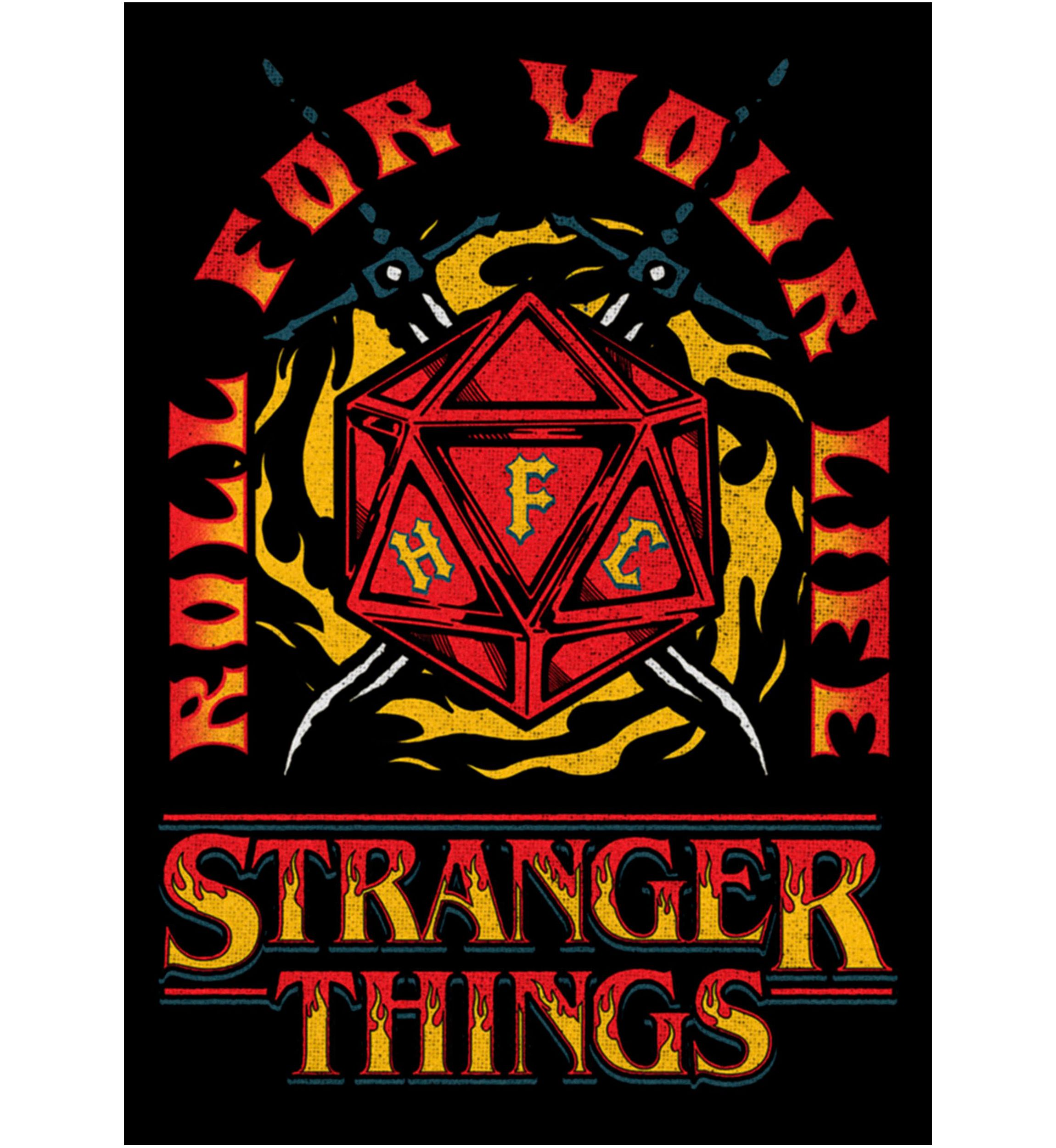 Fire And Dice Graphic T-Shirt