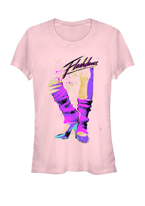 Flashdance Dancing Feet Foot Warmers Short Sleeve Graphic