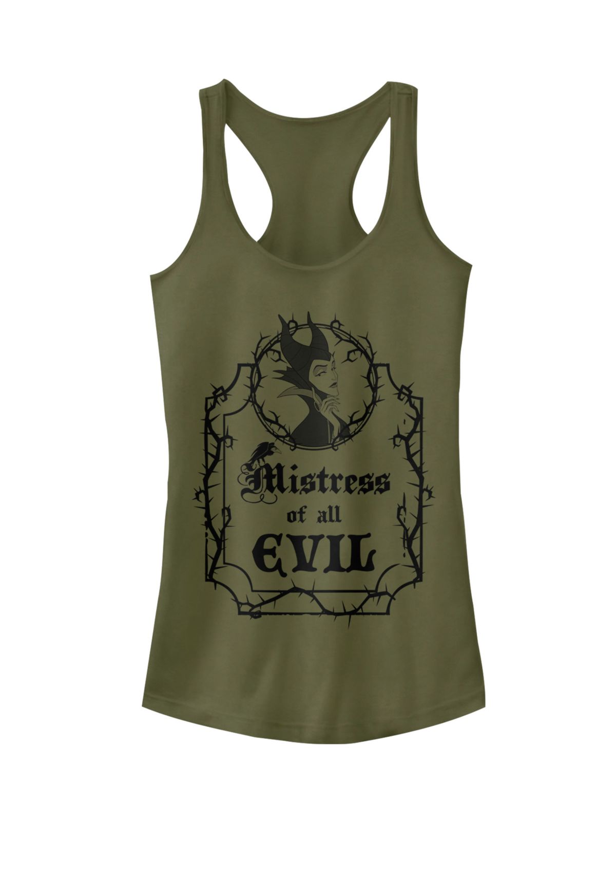Sleeping Beauty Maleficent Mistress Fleece Graphic Racerback Tank