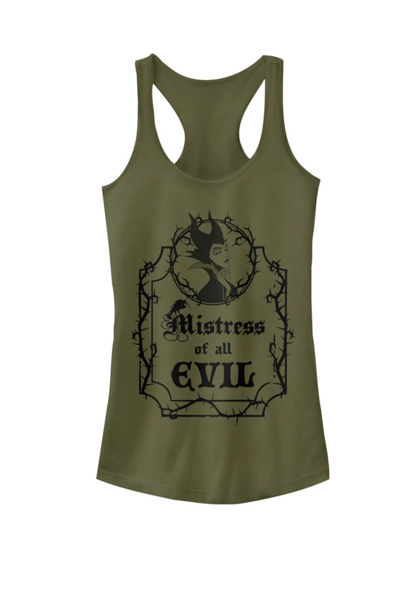 Sleeping Beauty Maleficent Mistress Fleece Graphic Racerback Tank