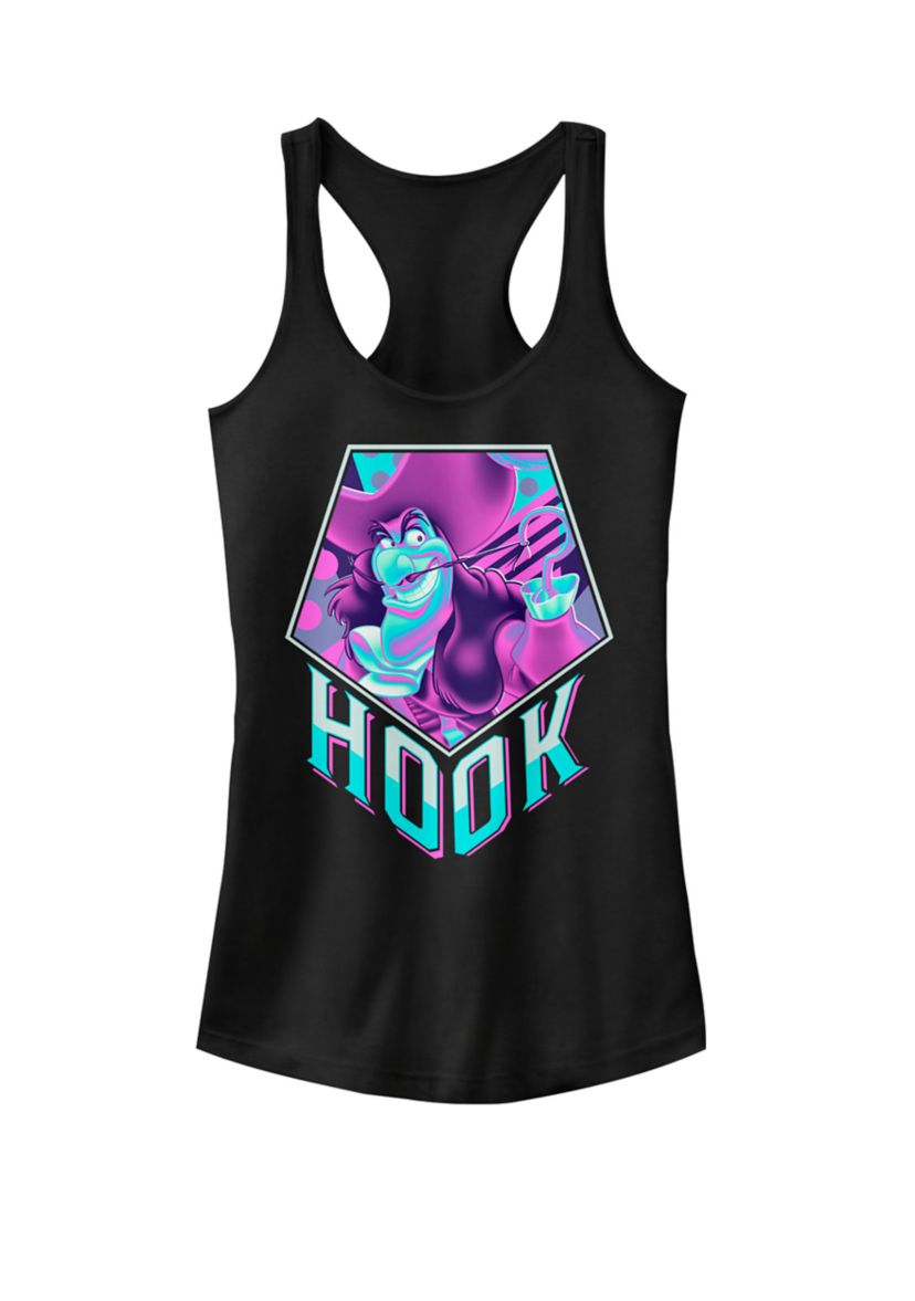 Peter Pan Captain Hook Pop Art Racerback Graphic Tank
