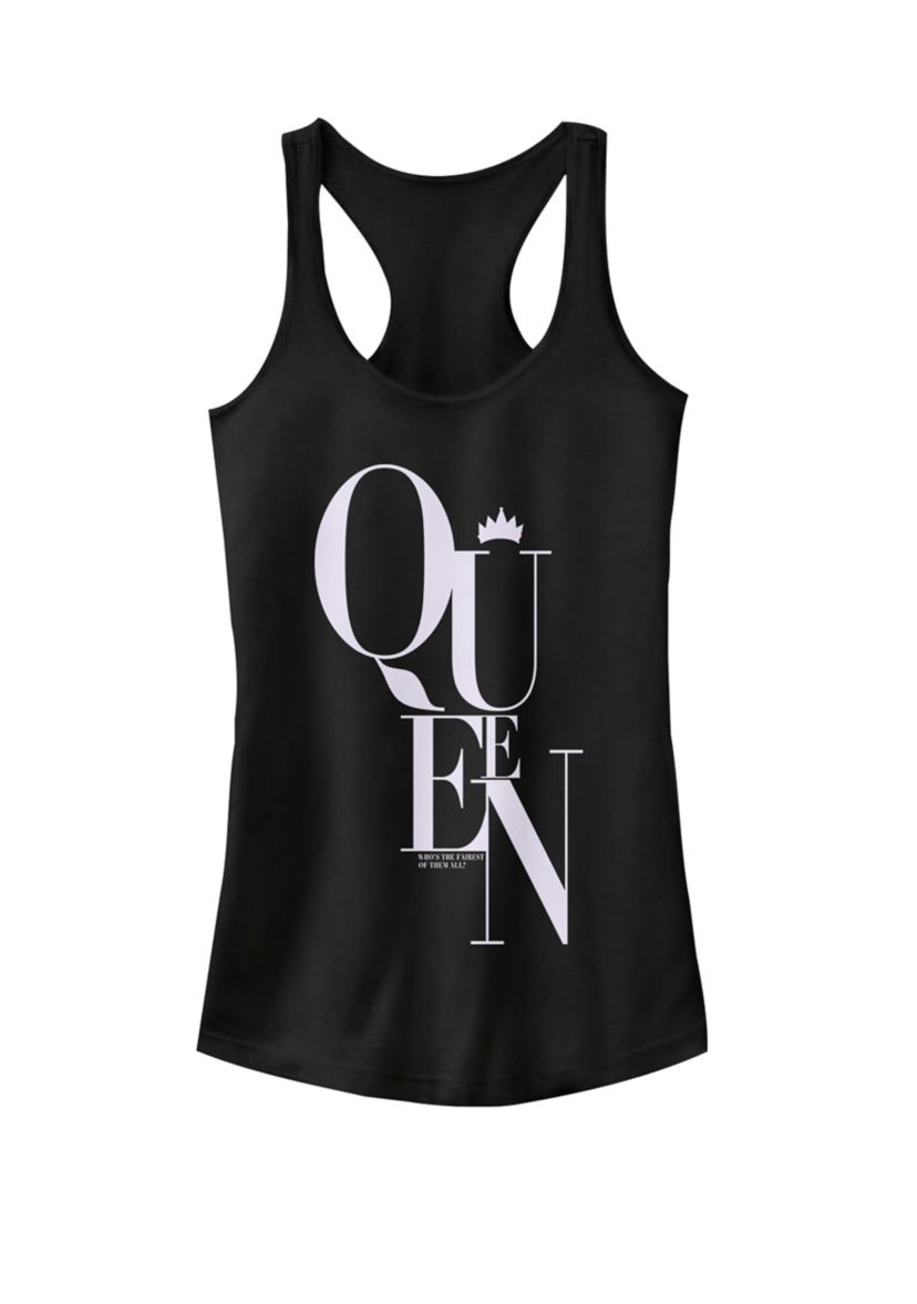 Snow White Evil Queen Quote Racerback Graphic Tank
