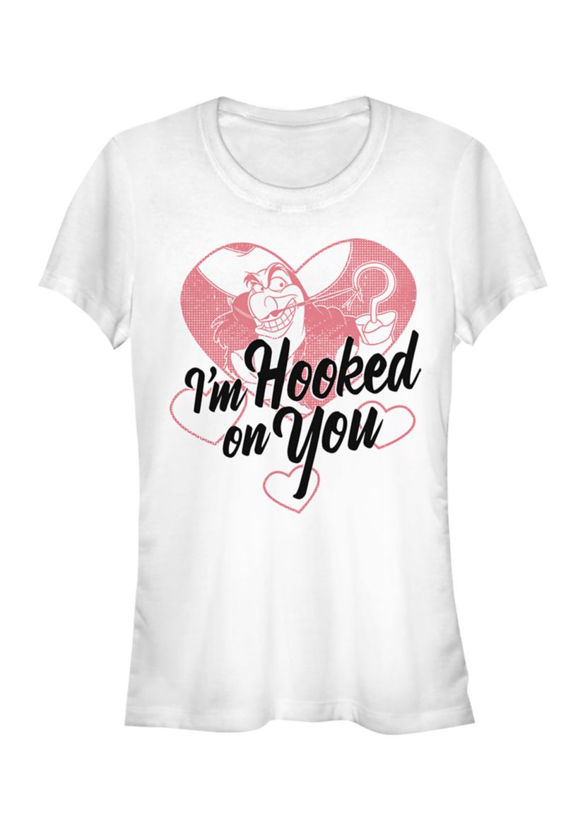 Juniors Hooked on You Graphic T-Shirt