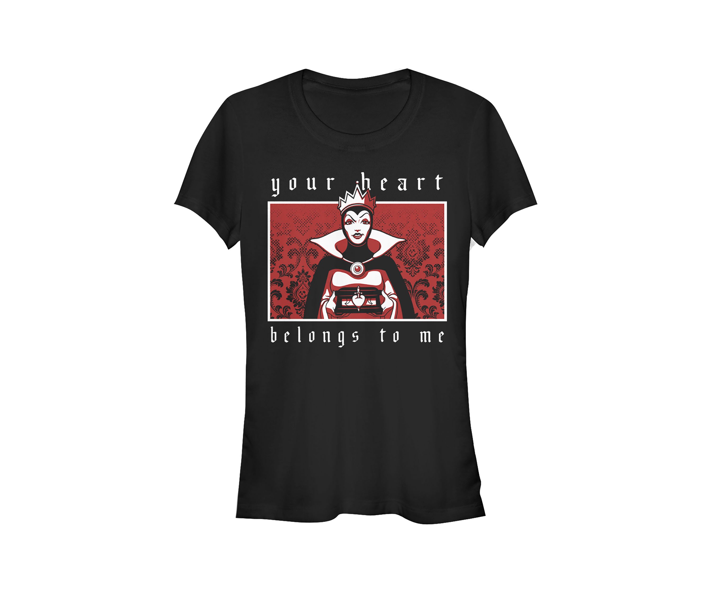 Juniors  Evil Queen Heart T-Shirt