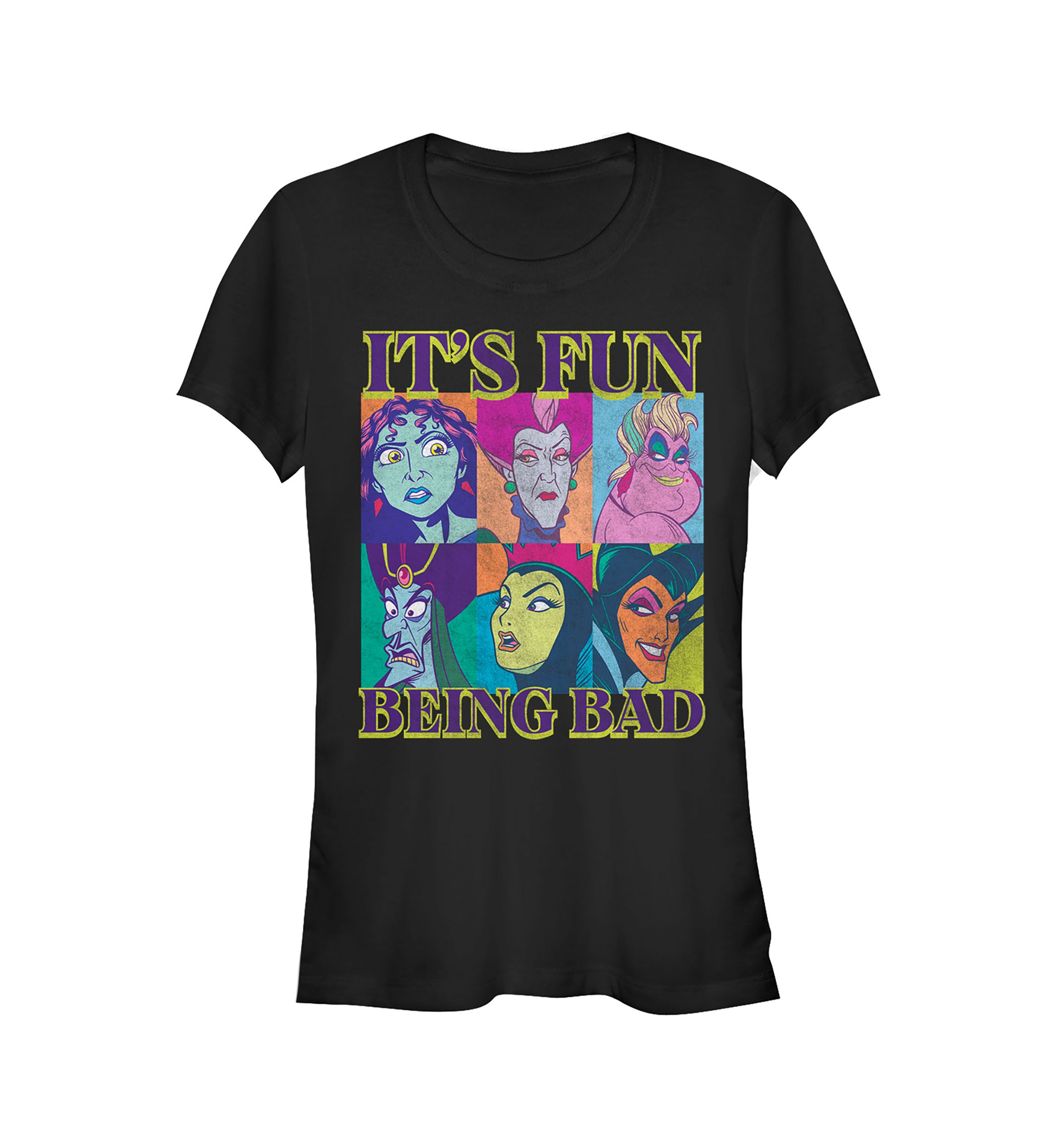 Juniors  Villains Squared Up T-Shirt