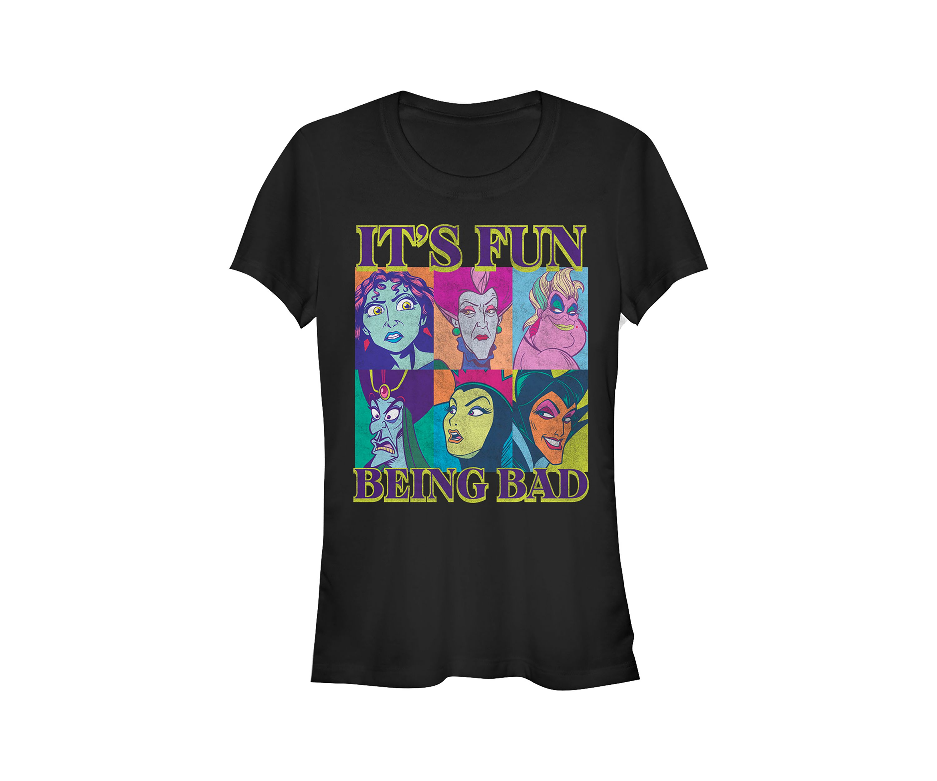 Juniors  Villains Squared Up T-Shirt