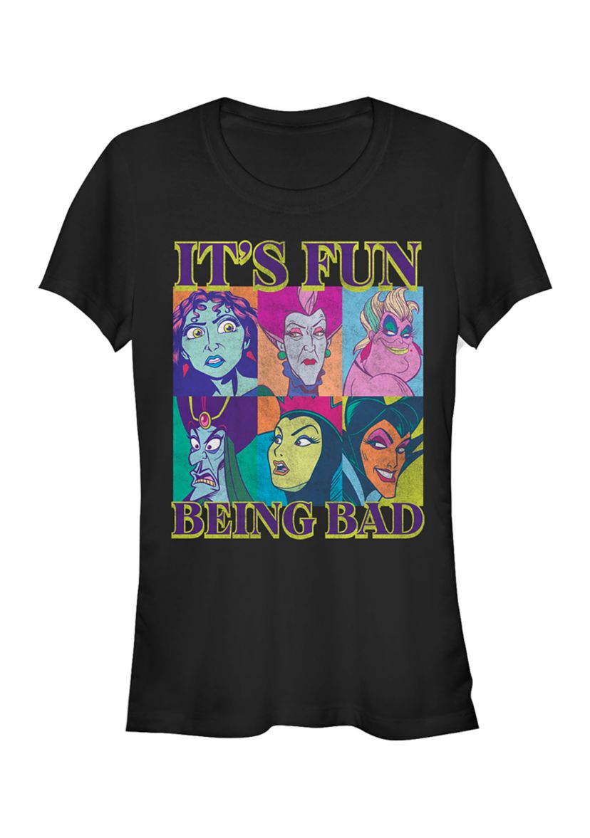 Juniors  Villains Squared Up T-Shirt