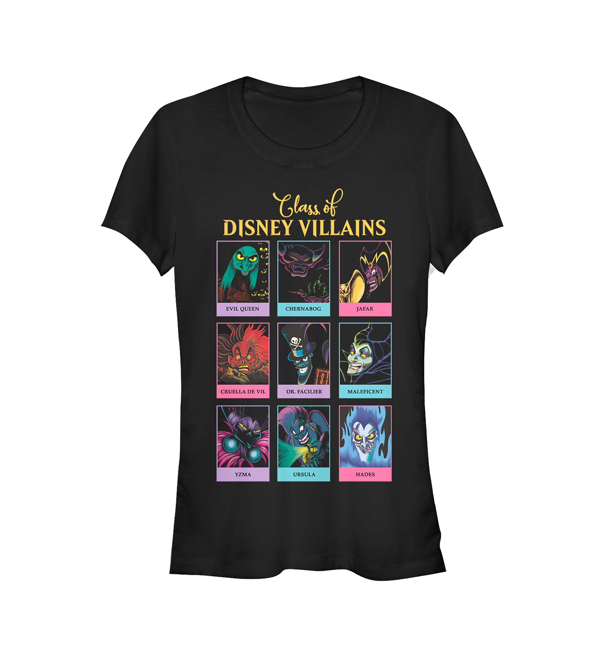 Juniors  Villains Year Book T-Shirt