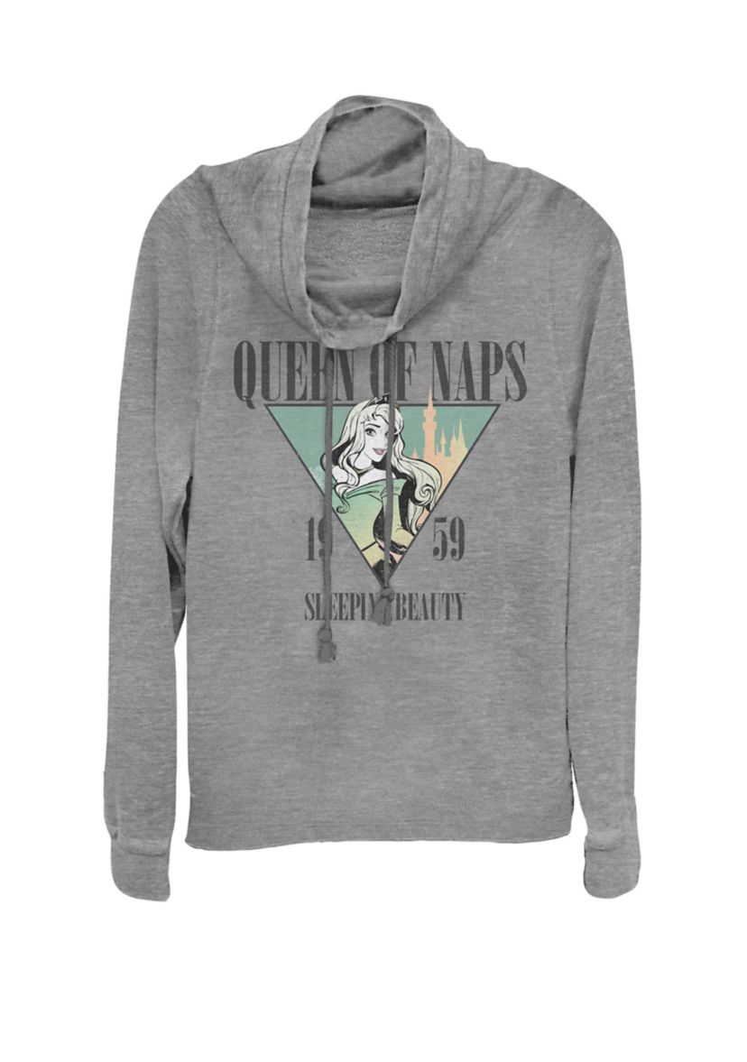 Sleeping Beauty Nap Queen 1959 Cowl Neck Graphic Pullover