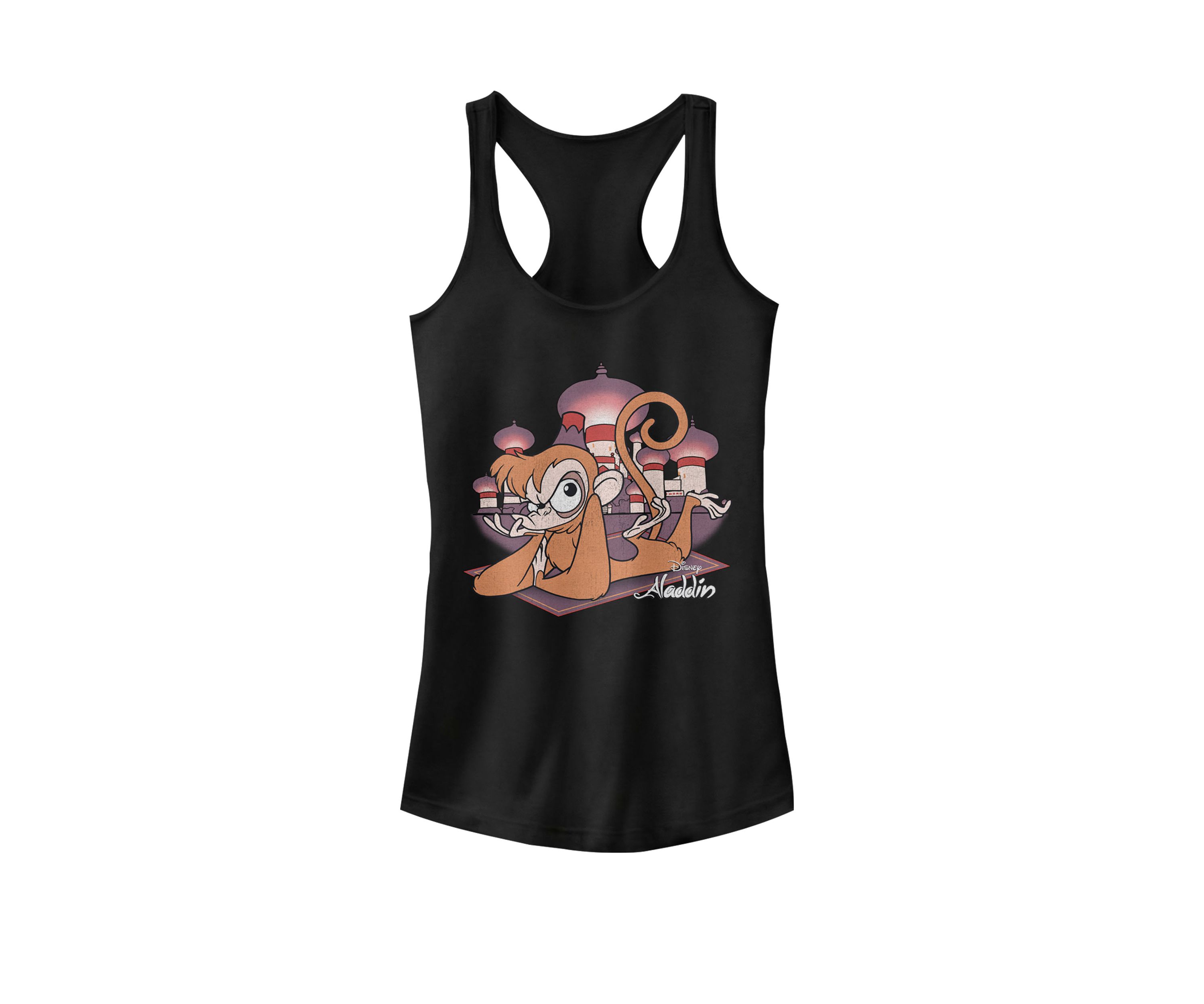 Aladdin Abu and Carpet in Agrabah Graphic Racerback Tank