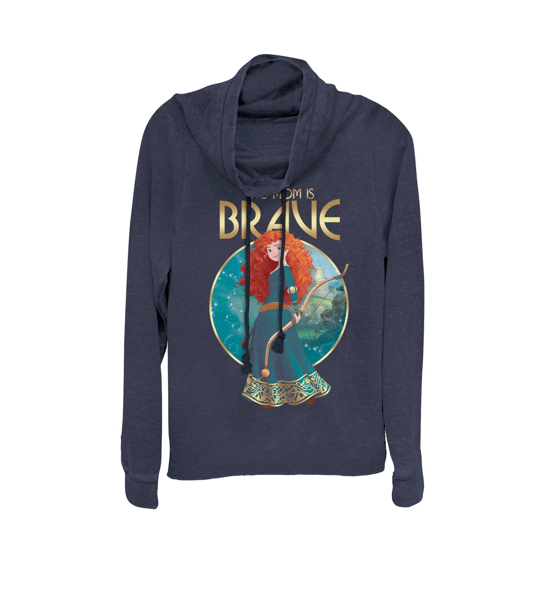 Merida Brave Mothers Day Cowl Neck Graphic Pullover