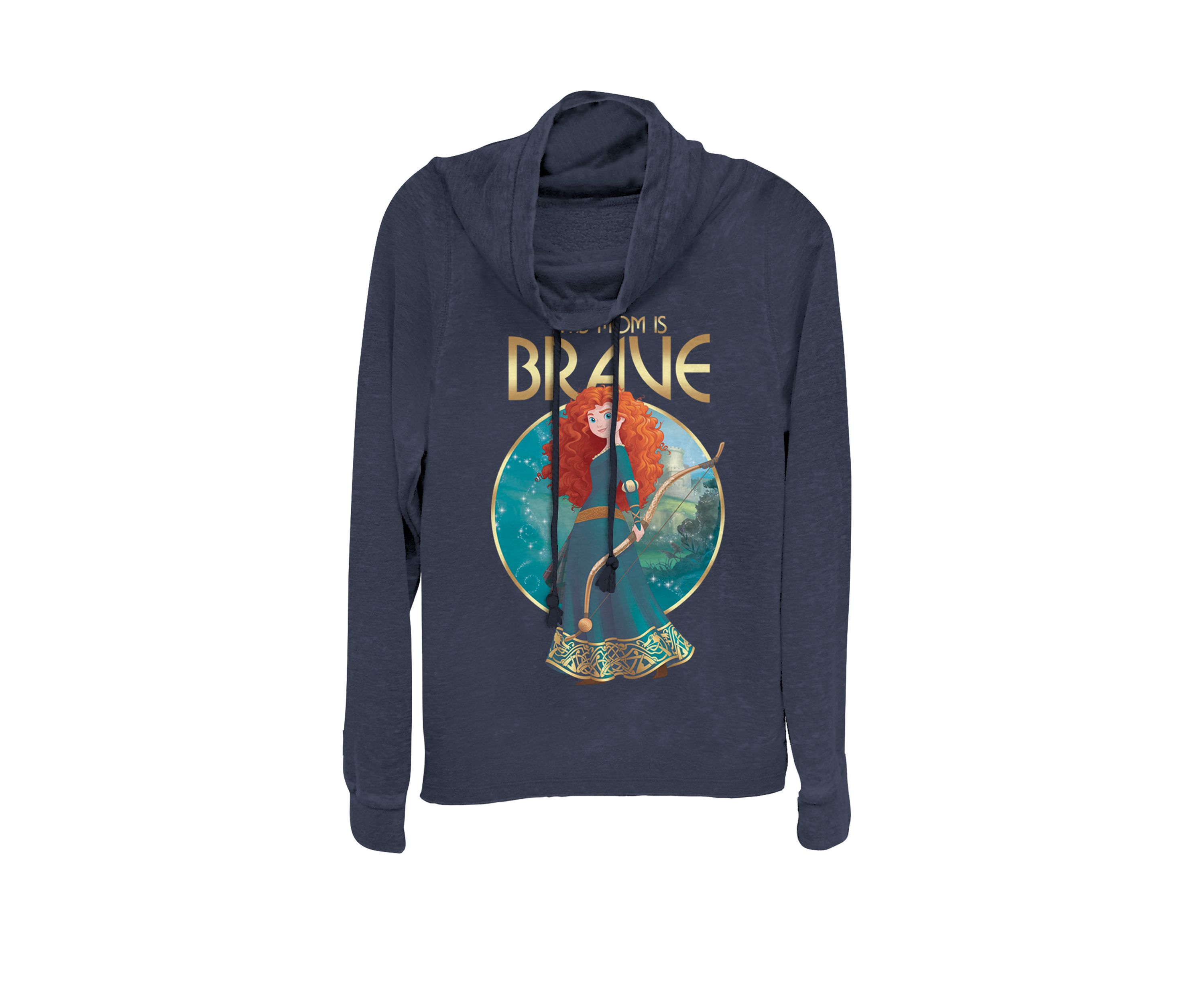 Merida Brave Mothers Day Cowl Neck Graphic Pullover