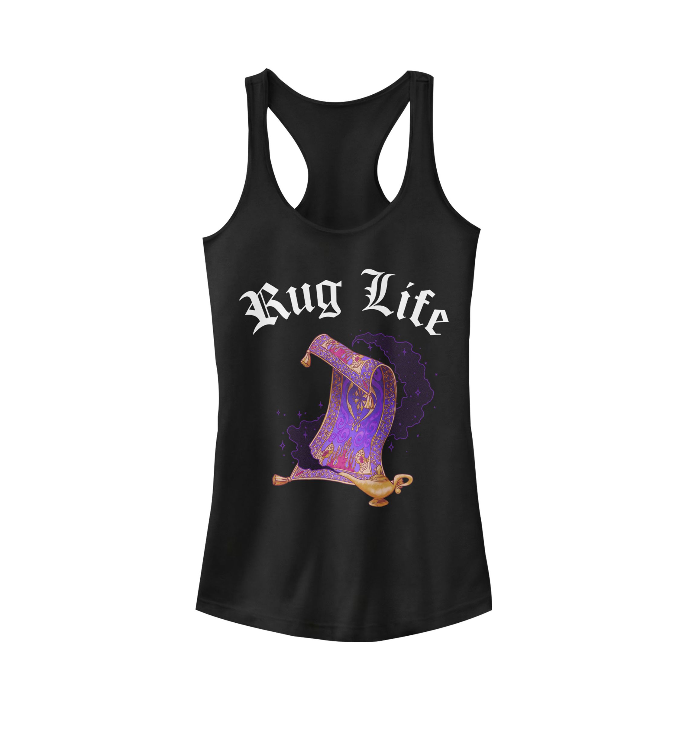 Aladdin Rug Life Graphic Racerback Tank