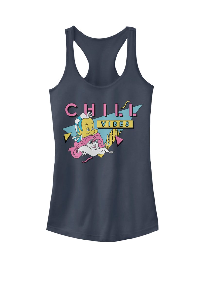 Little Mermaid 90s Art Style Racerback Tank