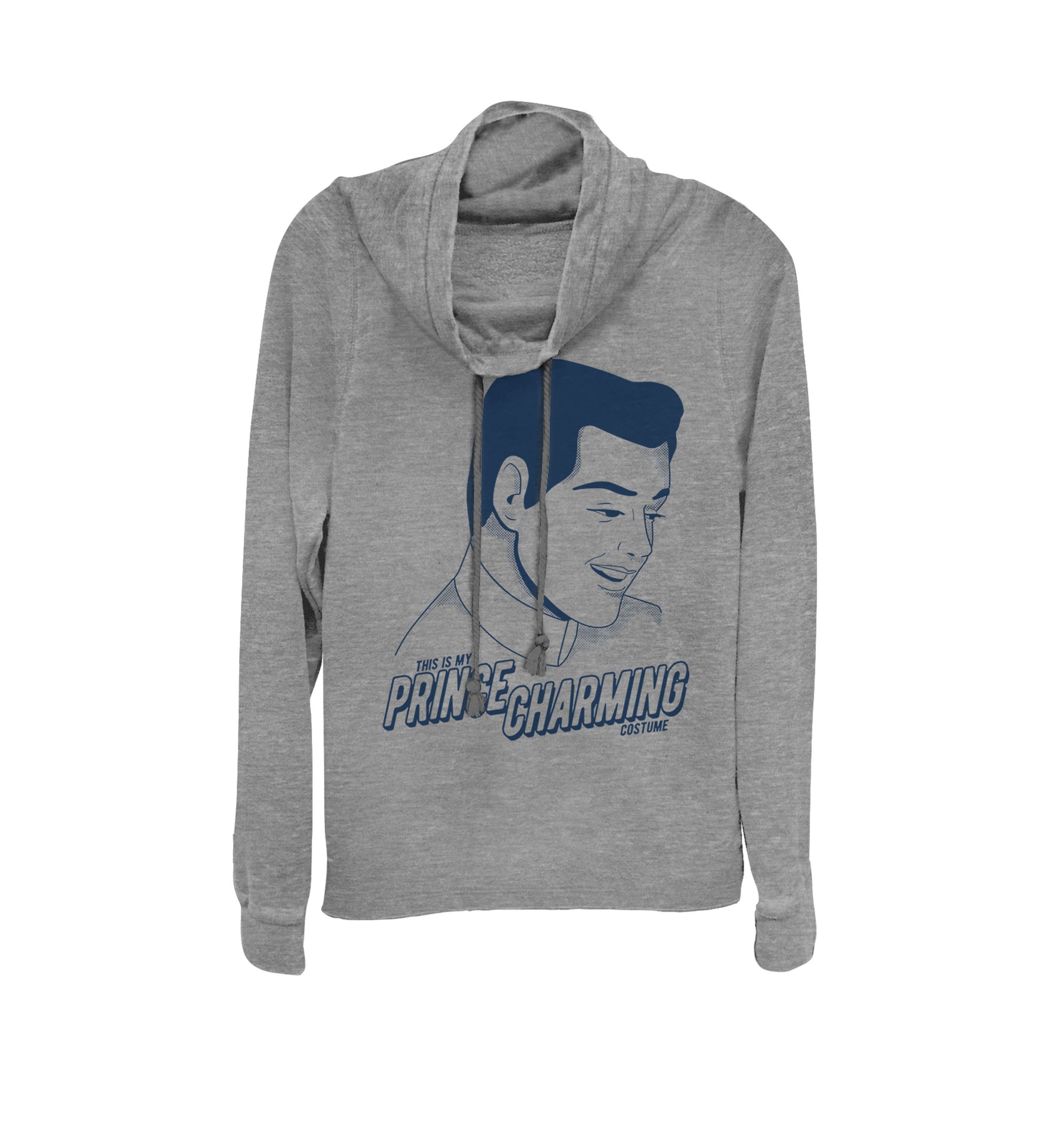 Cinderella This Is My Prince Charming Costume Cowl Neck Graphic Pullover