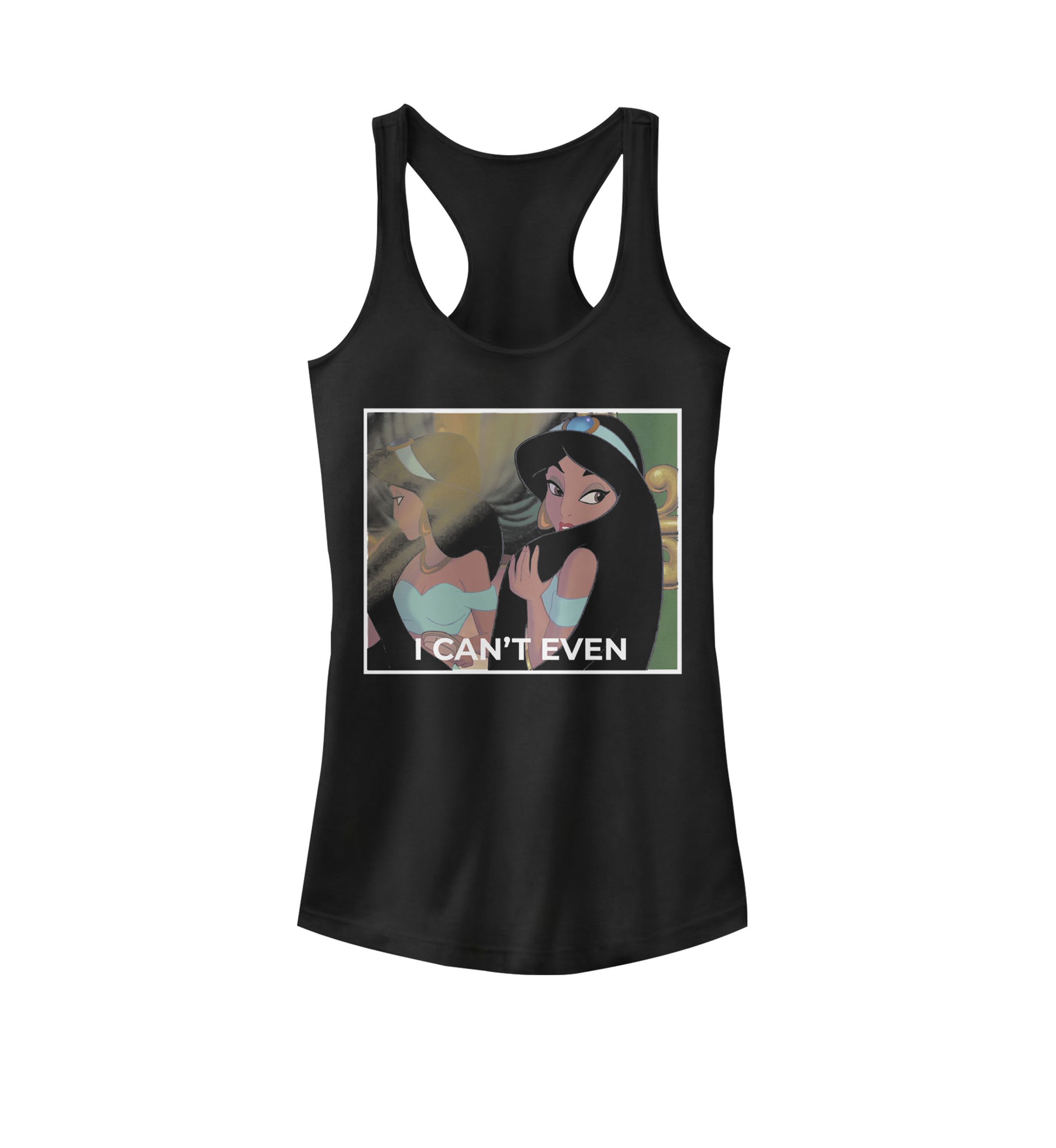 Aladdin Sassy Jasmine I Cant Even Graphic Racerback Tank