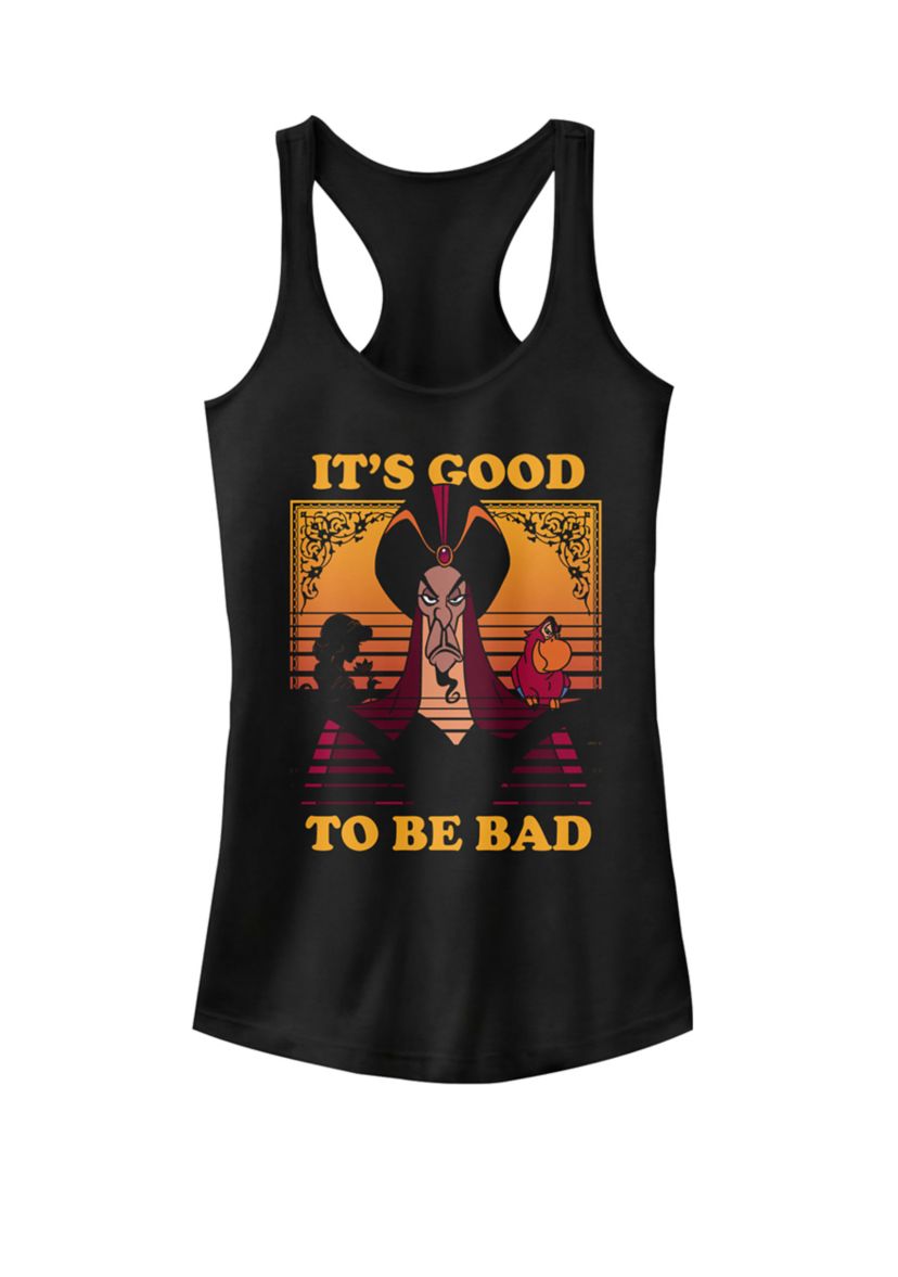 Aladdin Jafar Good to be Bad Dusk Colors Graphic Racerback Tank