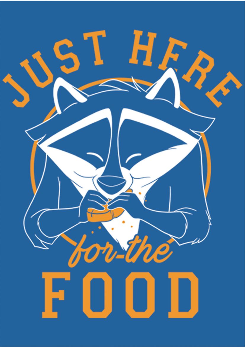 Meeko Here For Food Graphic Tank