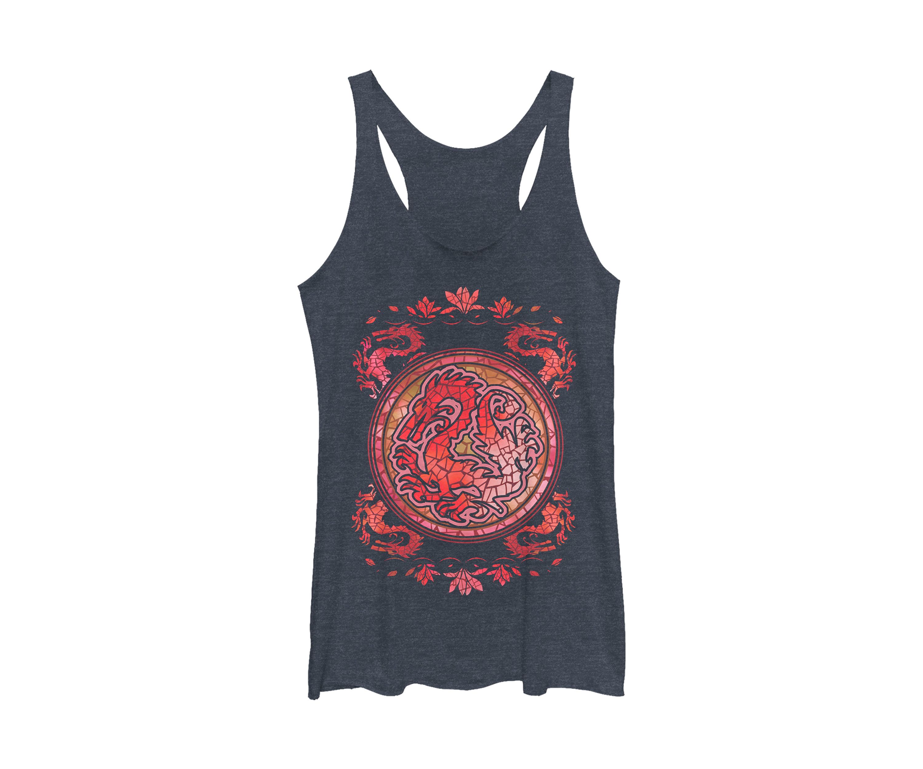 Juniors Mushu Stained Glass Graphic Tank