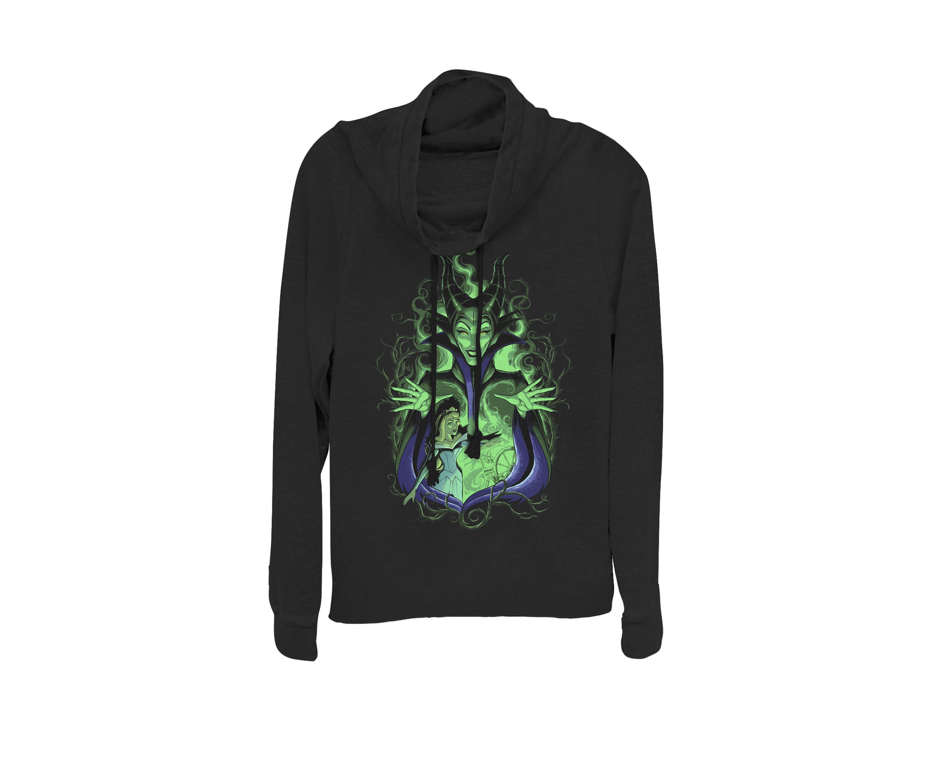 Juniors Sleeping Beauty Ultimate Gift Poster Cowl Neck Pullover