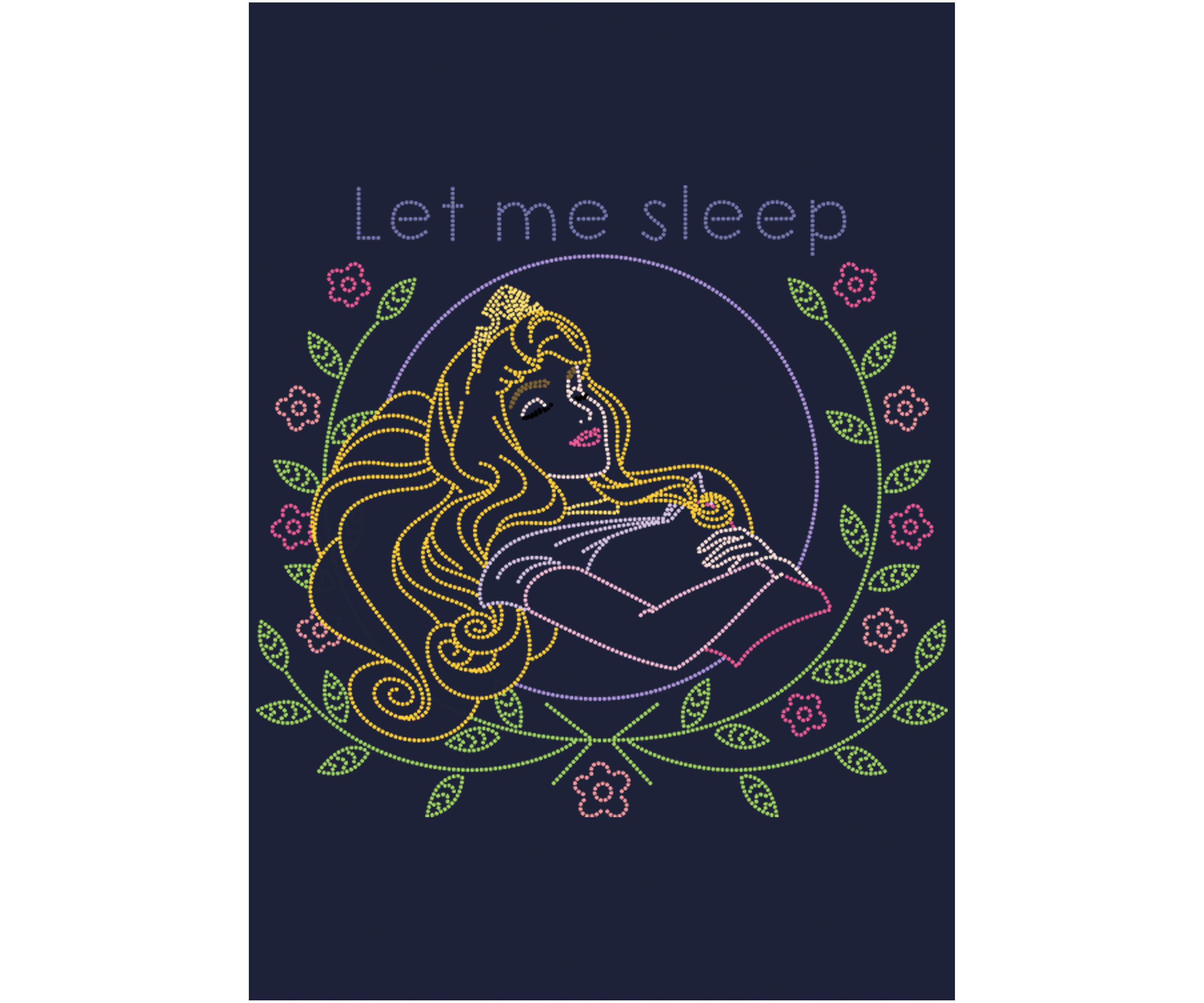 Juniors Sleeping Beauty Aurora Let Me Sleep Cowl Neck Pullover
