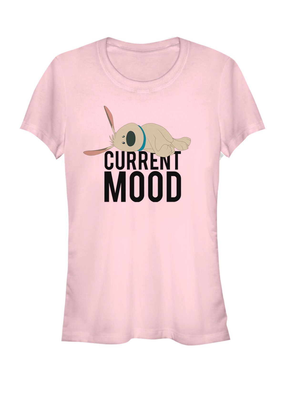 Mulan Little Brother Dog Current Mood Short Sleeve Graphic T-Shirt