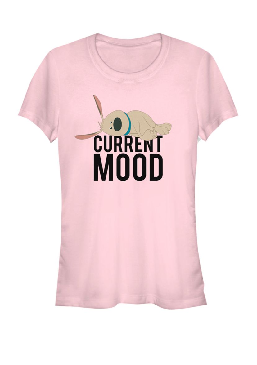 Mulan Little Brother Dog Current Mood Short Sleeve Graphic T-Shirt