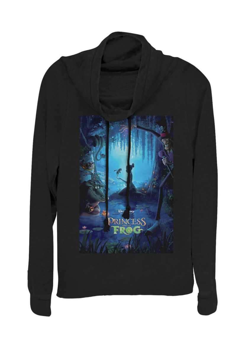 Juniors  Frog Classic Poster Pullover Top