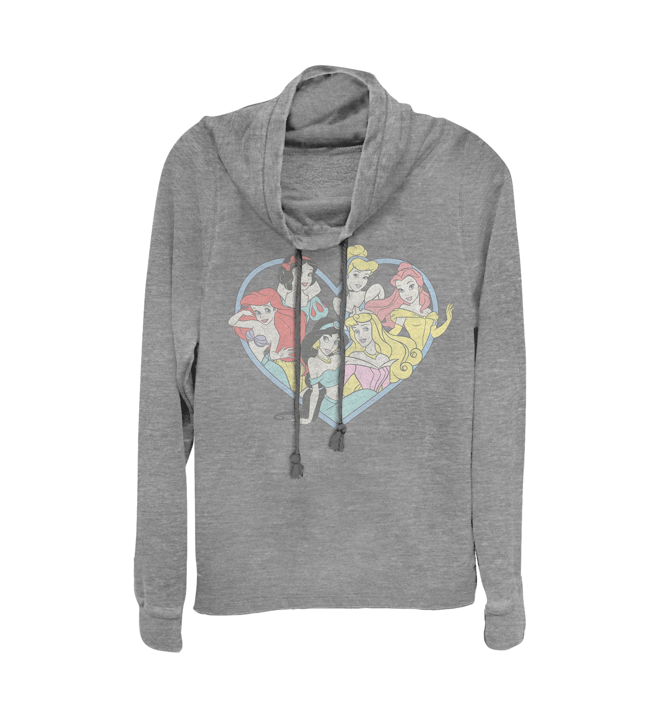 Juniors  Vintage Princess Heart Pullover Top