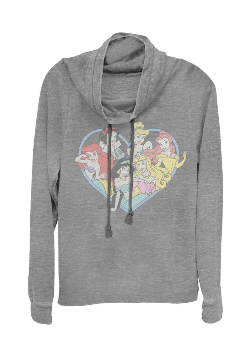 Juniors  Vintage Princess Heart Pullover Top