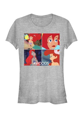Disney Women's Juniors' Ariel Moods T-Shirt, Small