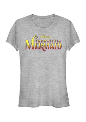 Disney Women's Junior's Little Mermaid Logo Graphic T-Shirt, XL