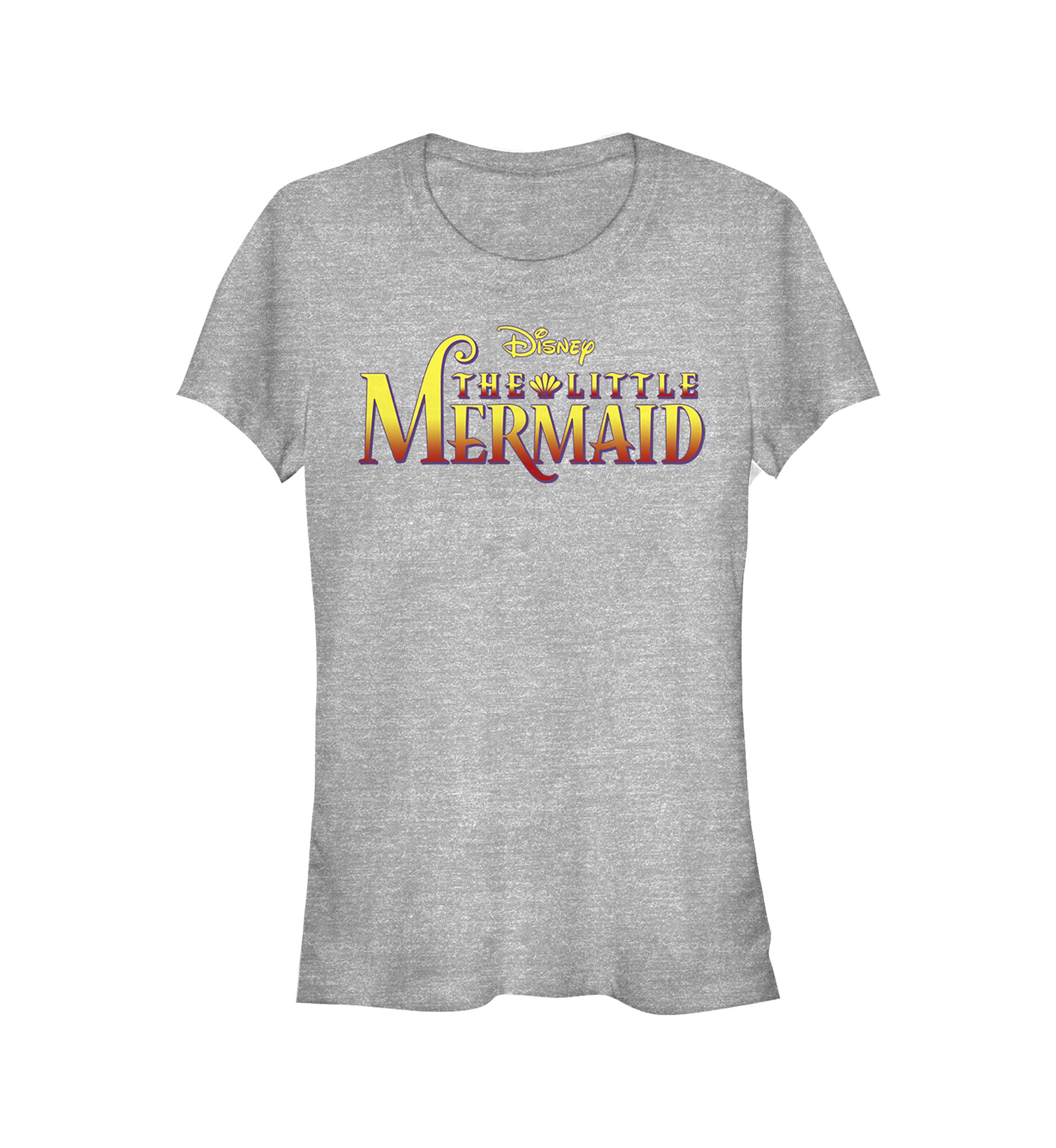 Juniors  Little Mermaid Logo Graphic T-Shirt