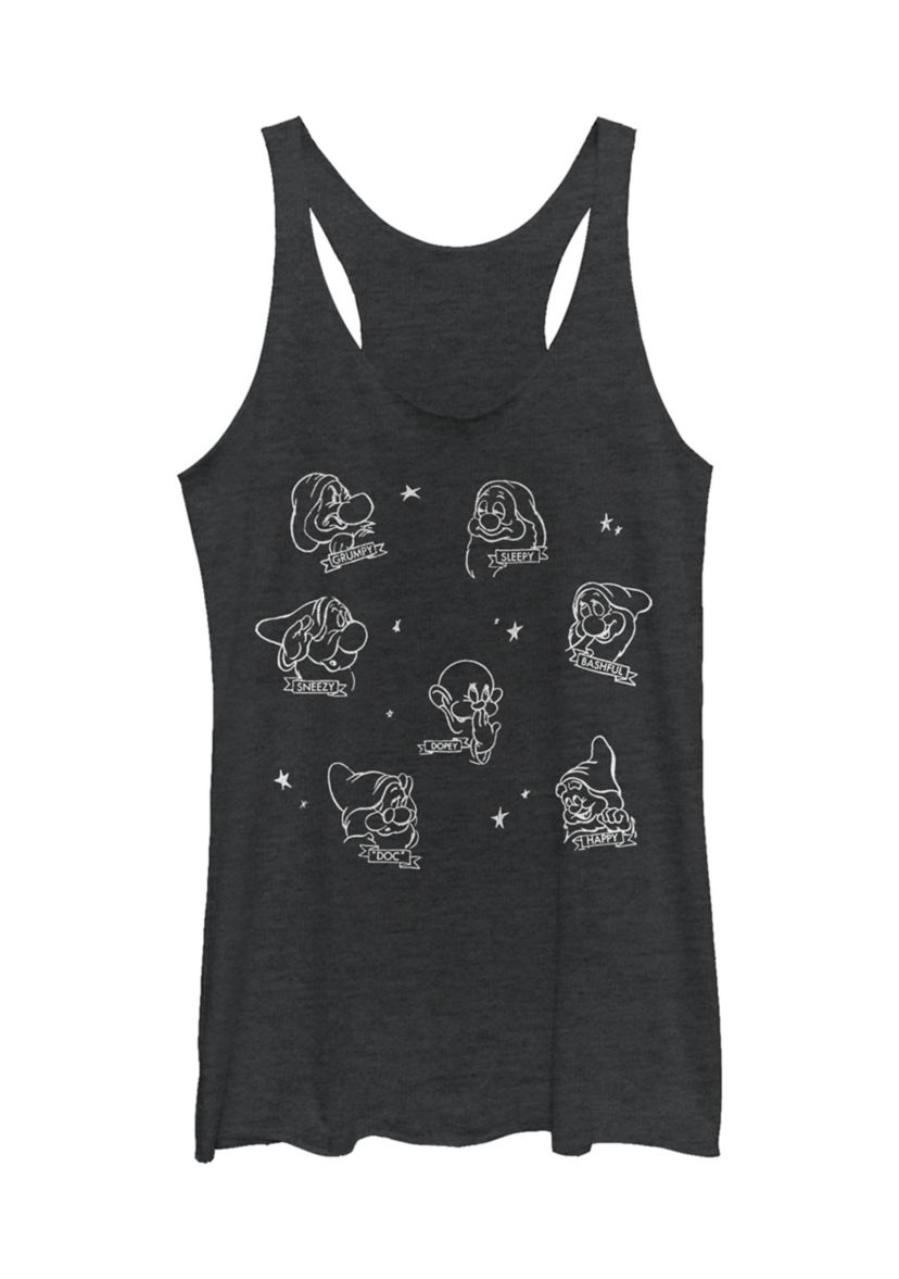 Juniors  Many Dwarves Graphic Tank