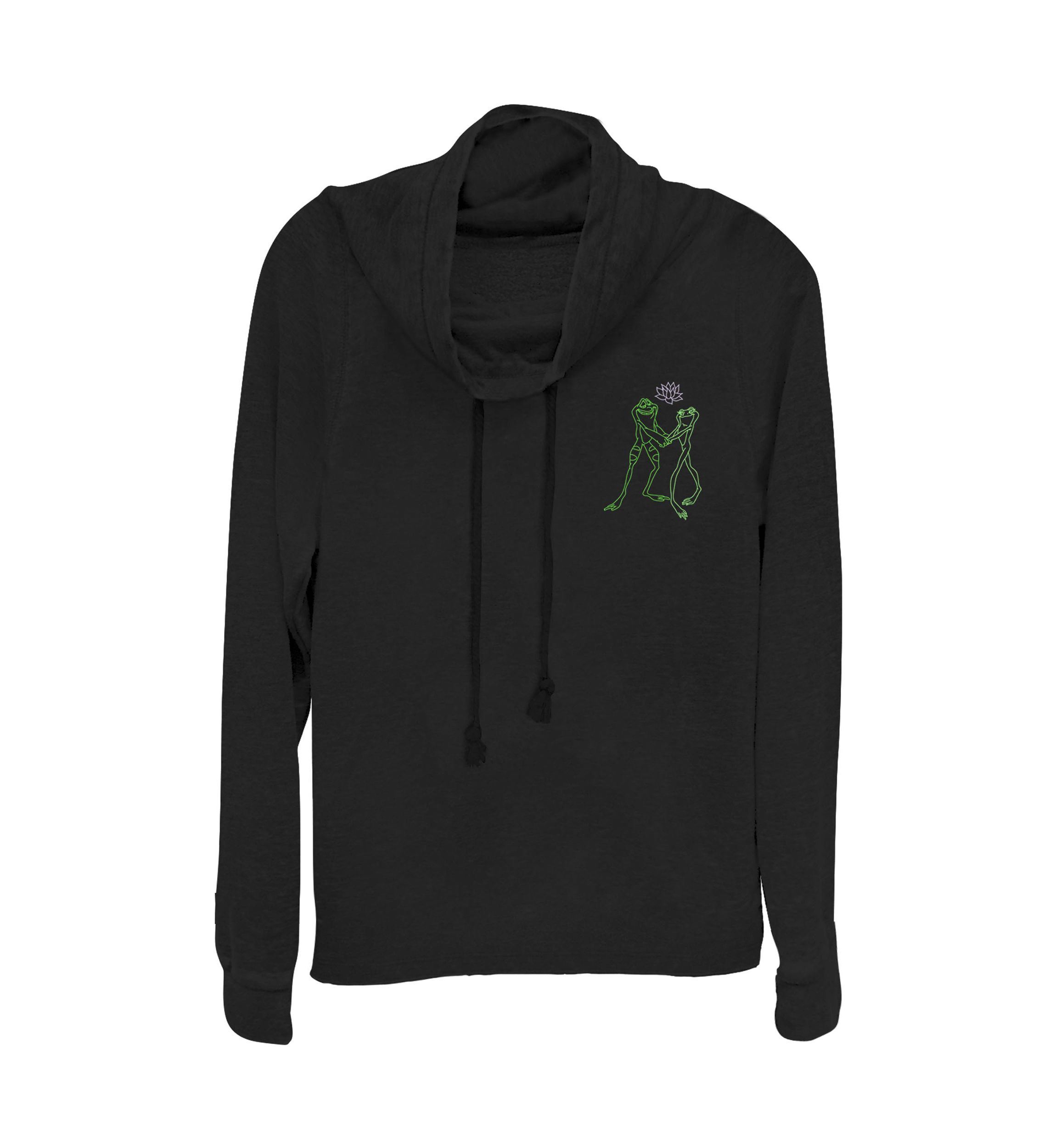 Juniors  Dancing Frogs Graphic Pullover T-Shirt