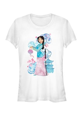 Disney Women's Strength And Beauty Graphic T-Shirt, White, 2XL