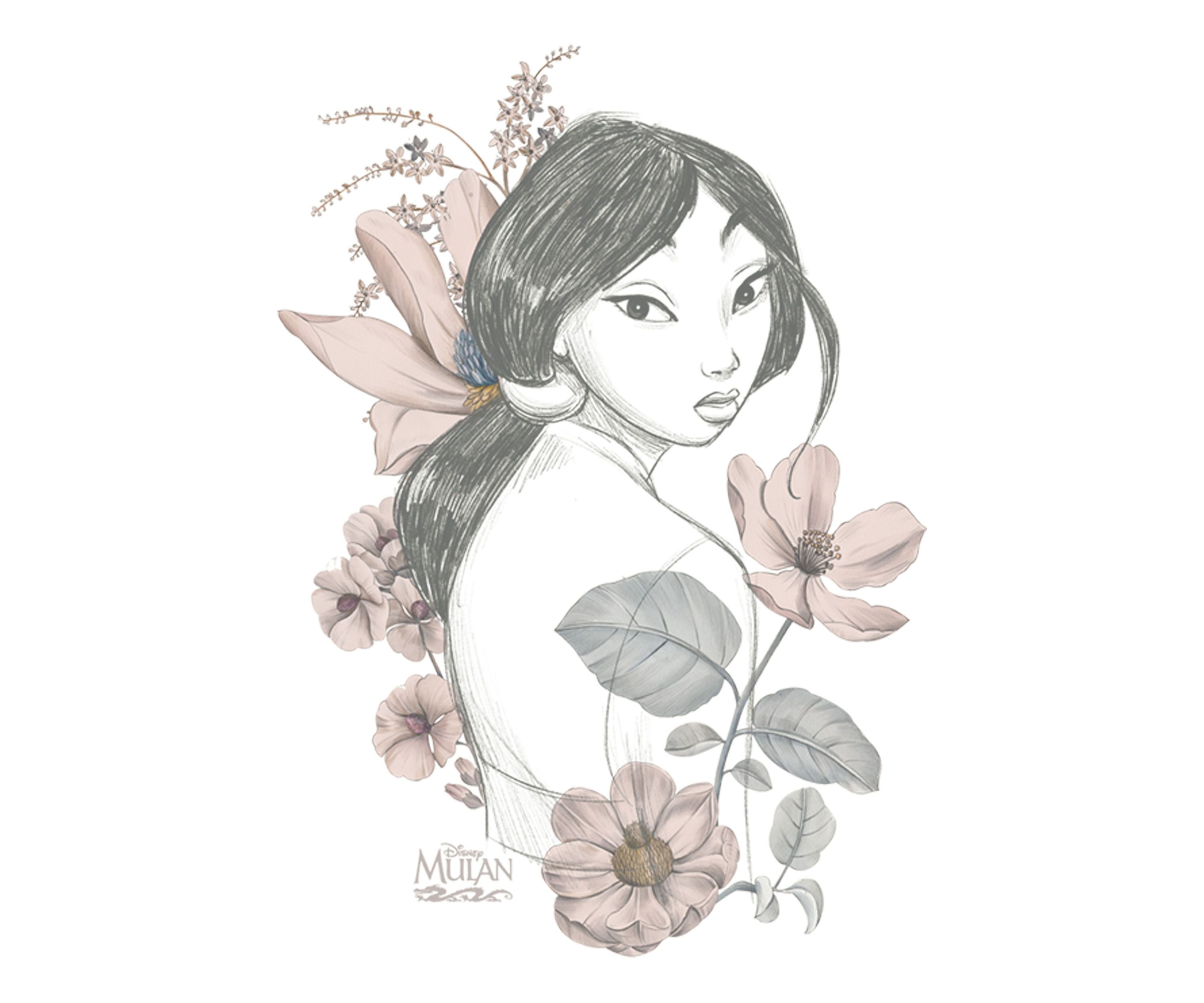 Mulan Magnolia Graphic T-Shirt