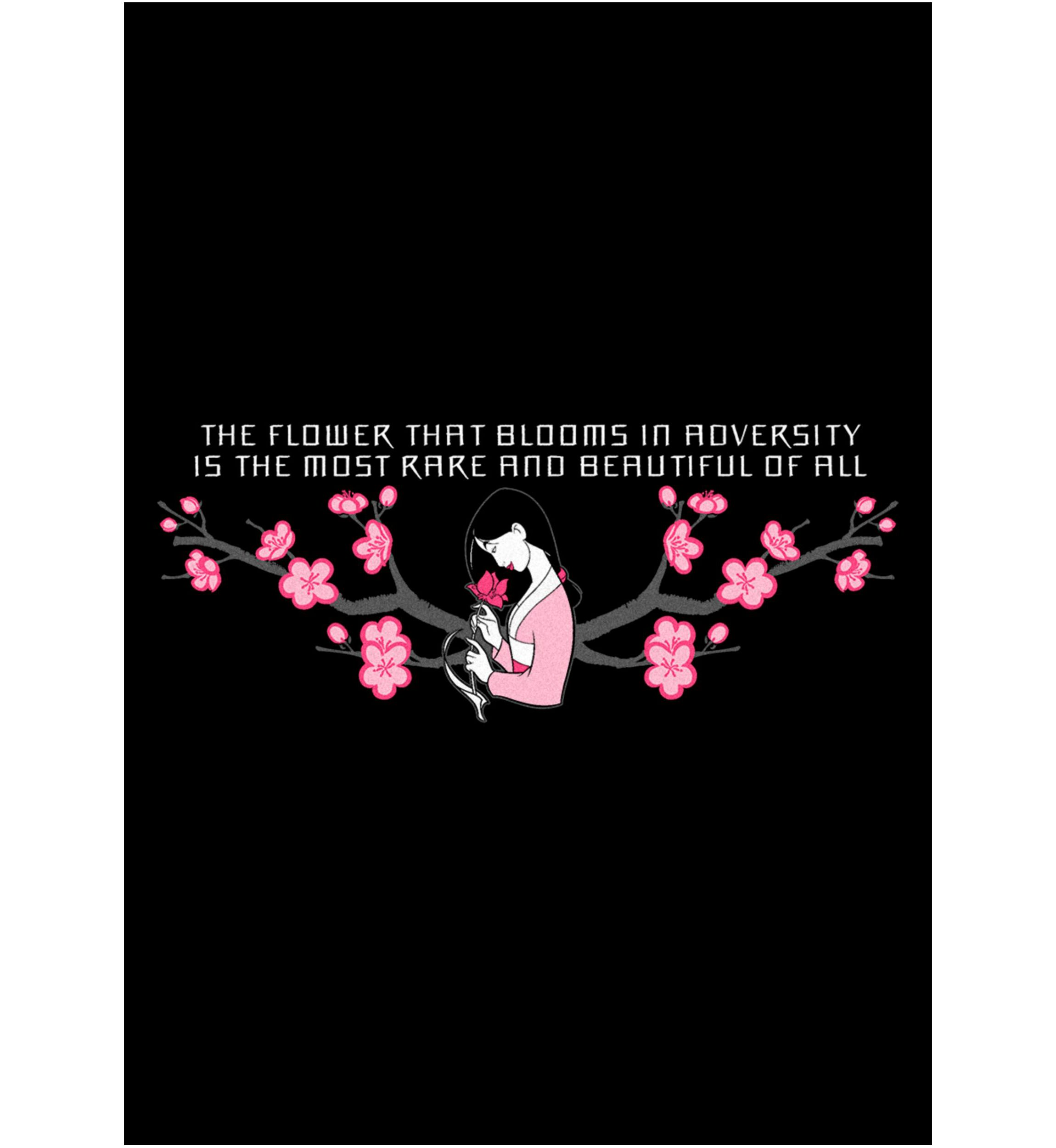 Flower Adversity Graphic T-Shirt