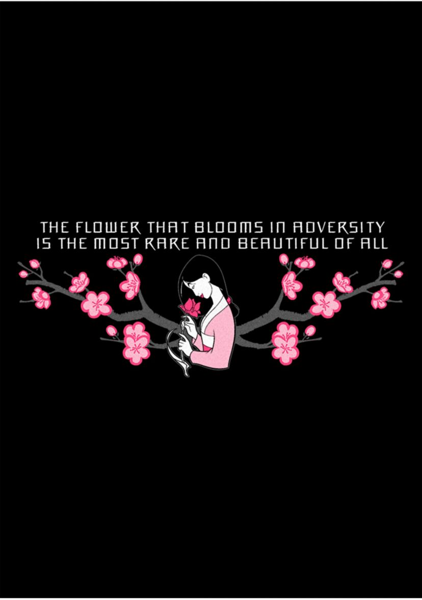 Flower Adversity Graphic T-Shirt
