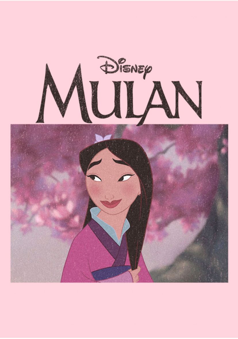 Simple Sakura Mulan Graphic T-Shirt
