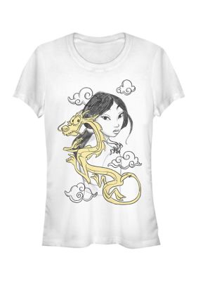Disney Princess Mulan Graphic T-Shirt, White, Medium