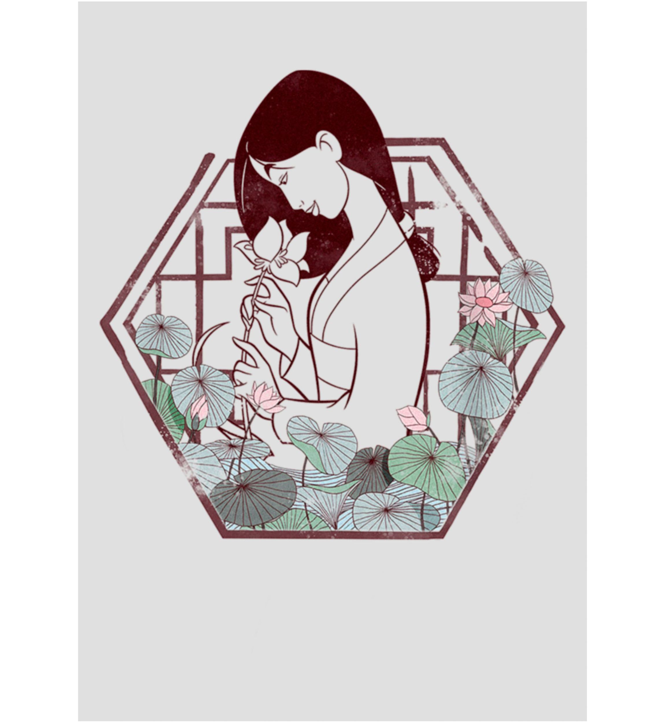Mulan Lotus Graphic Tank