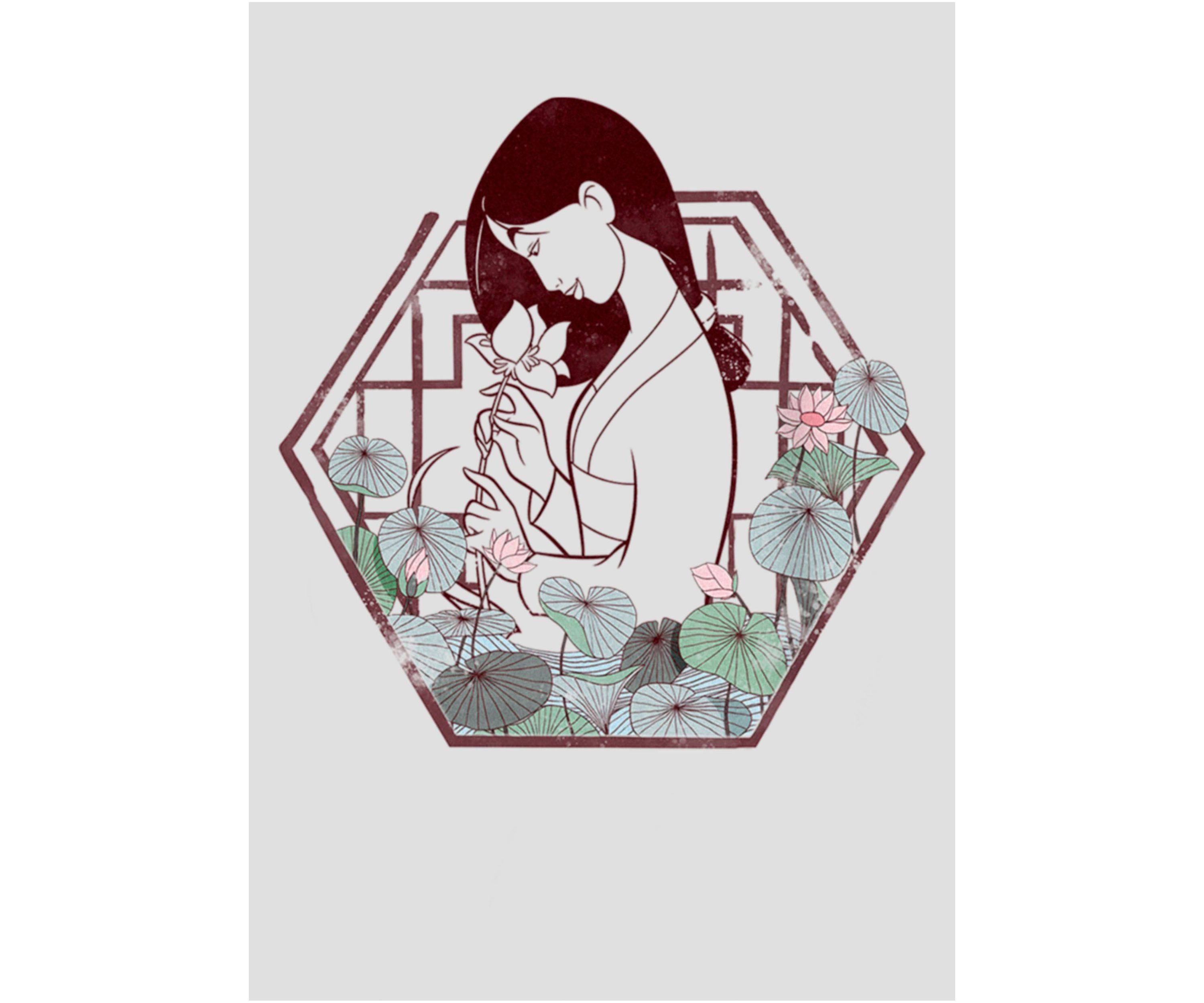 Mulan Lotus Graphic Tank