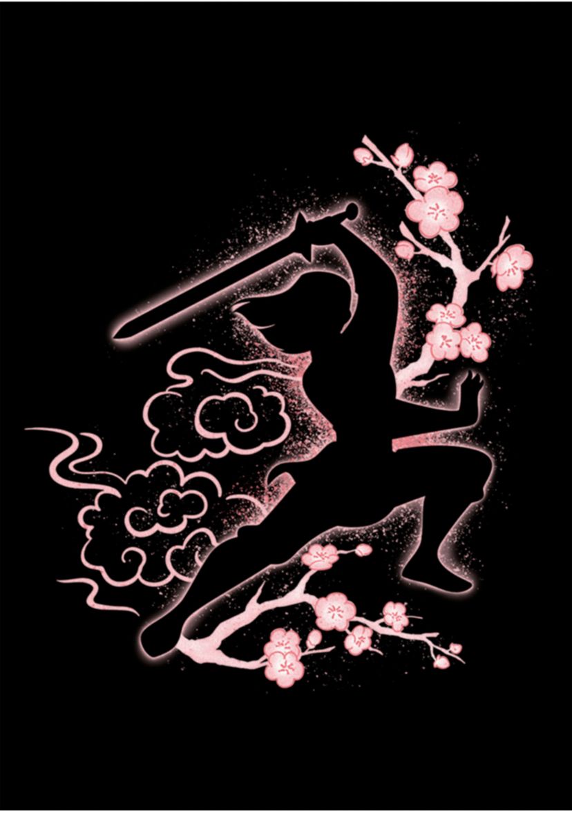 Mulan Glowing Blossoms Graphic T-Shirt